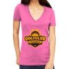 Tultex 214 - Ladies' Slim Fit Fine Jersey V-Neck Thumbnail