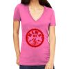 Tultex 214 - Ladies' Slim Fit Fine Jersey V-Neck Thumbnail