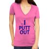 Tultex 214 - Ladies' Slim Fit Fine Jersey V-Neck Thumbnail