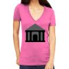 Tultex 214 - Ladies' Slim Fit Fine Jersey V-Neck Thumbnail