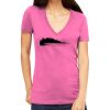 Tultex 214 - Ladies' Slim Fit Fine Jersey V-Neck Thumbnail
