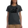 Gildan 100% Cotton Ladies T-Shirt Thumbnail